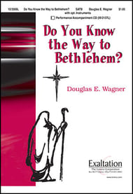 Do You Know the Way to Bethlehem? SATB choral sheet music cover